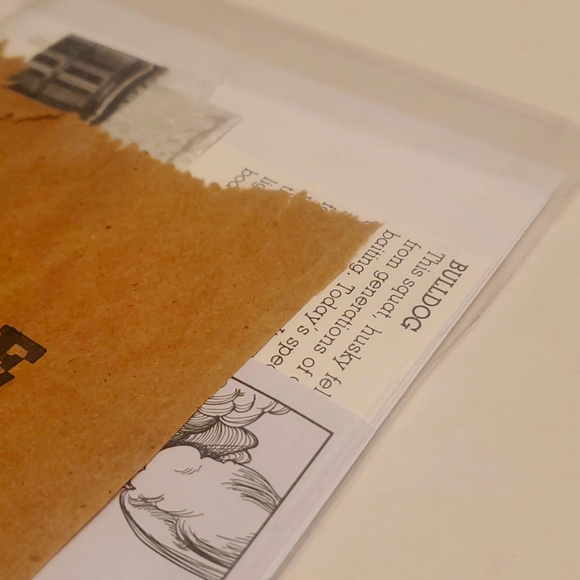 Bulldog bullet journal scrapbook paper pack with watercolour - Picture 4 of 4